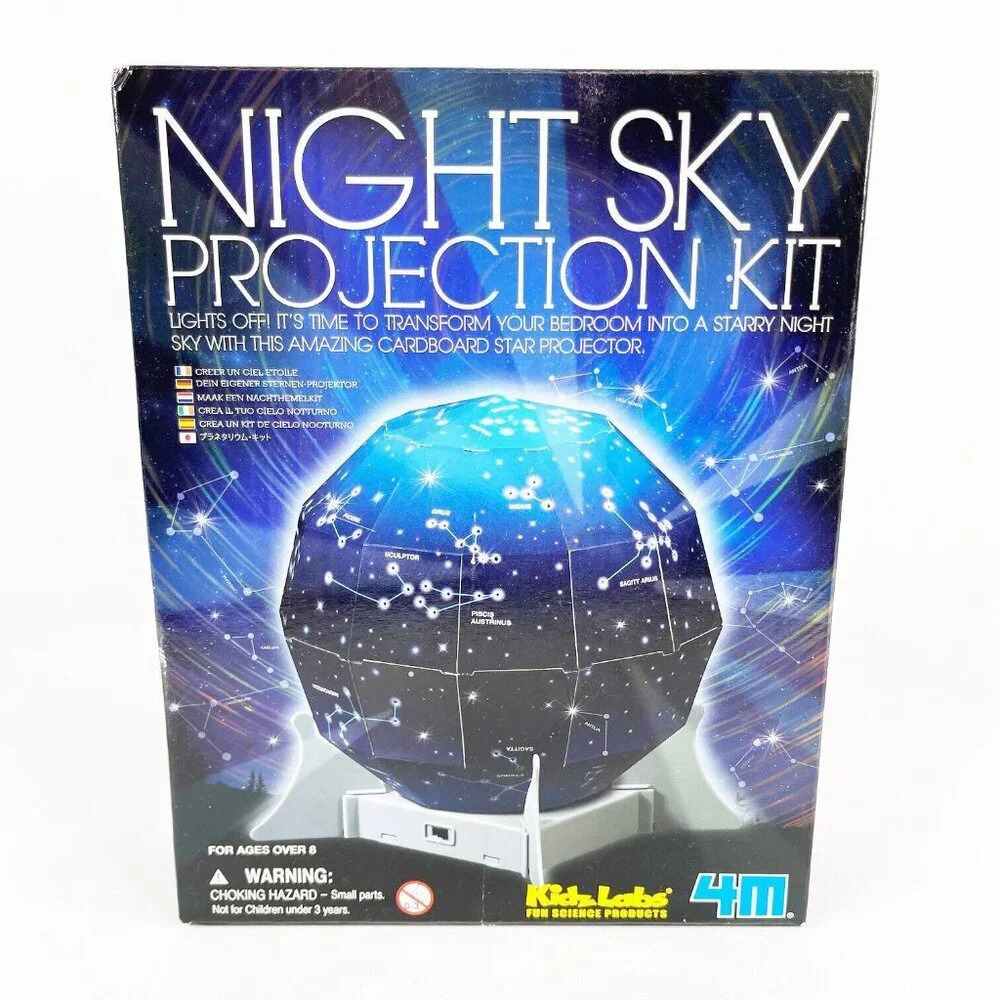 Create A Night Sky Projection Kit 4M Kids Labs New Sealed Science